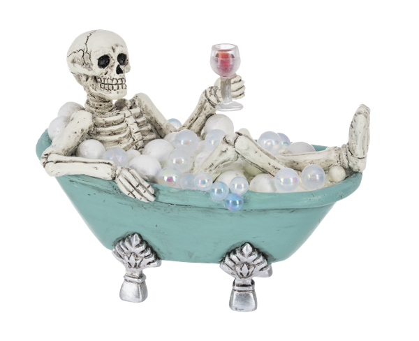 Lazy Bones Skeleton Figurine