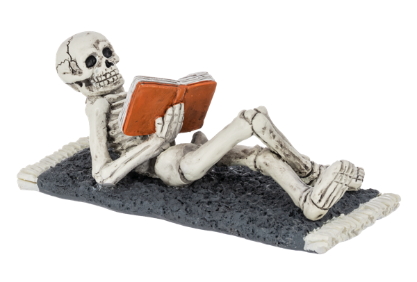Lazy Bones Skeleton Figurine