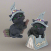 Witchy Business Cat Figurines