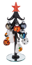 Halloween Tree with Ornaments