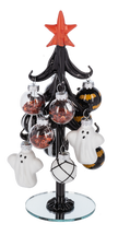 Halloween Tree with Ornaments