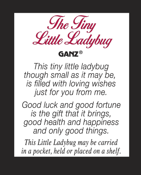 Glass Lady Bug Charm