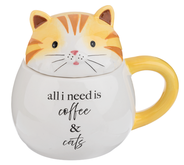 Cat Cafe - Mugs with Lid