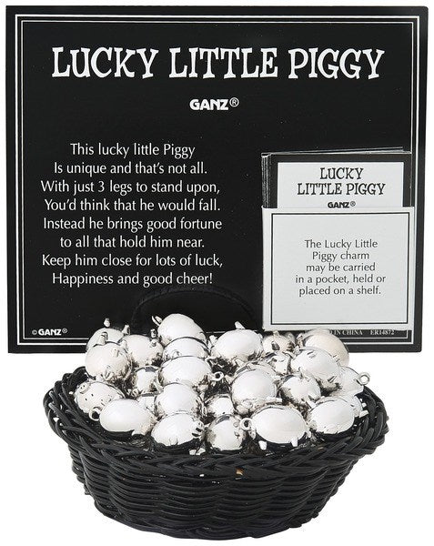 Lucky Little Piggy pocket charm