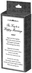 The Key to a Happy Marriage Keepsake