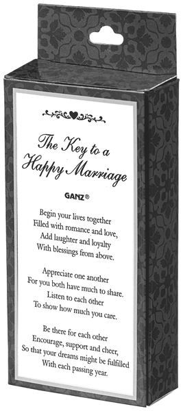 The Key to a Happy Marriage Keepsake