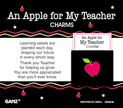 An Apple for My Teacher