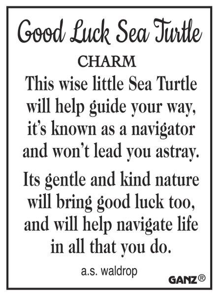 Good Luck Sea Turtles Charm