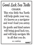 Good Luck Sea Turtles Charm
