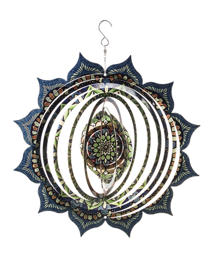 Mandala Hanging Wind Spinner