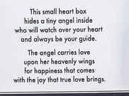 Angel in my heart pocket charm