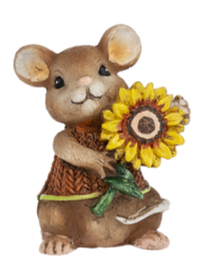 Autumn Mouse Mini Figurine