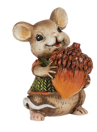 Autumn Mouse Mini Figurine