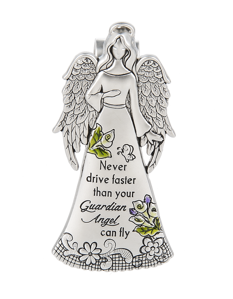 Visor Clip - Never drive faster than your Guardian Angel can fly