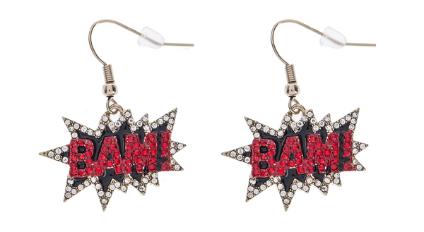 Word Bursts Rhinestone Jewelry