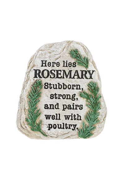 Humorous Herb Garden Stones