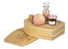 Appetizer Tray -  With Notch for Stemmed Wine Glass (5 pc. set)