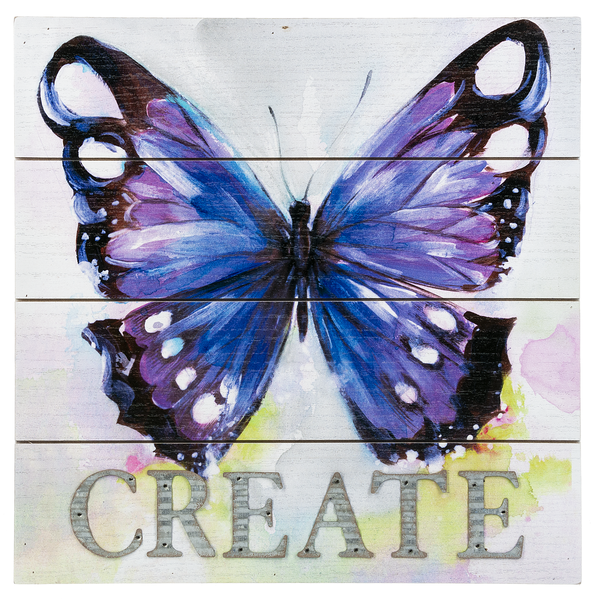 Butterfly Gallery Box Plaque