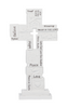 Collage Light Up Crosses Figurine