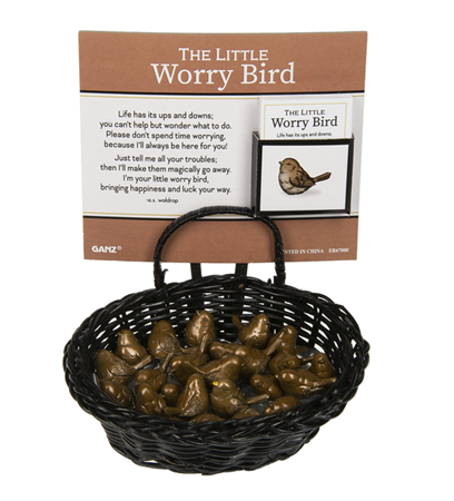 The little worry bird charm