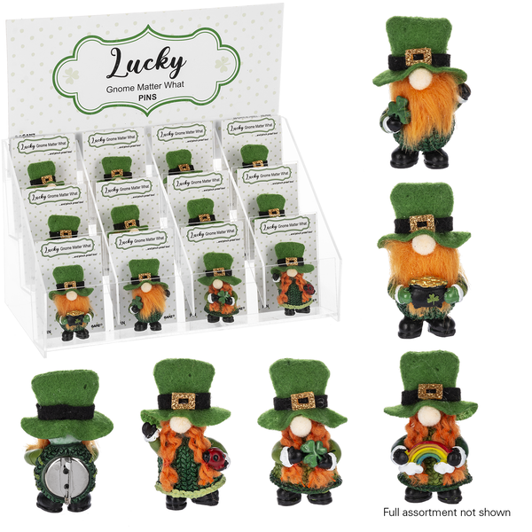 Lucky Gnome Pins