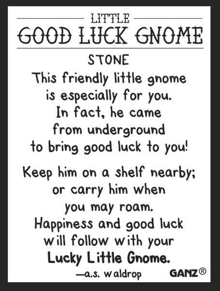 Good Luck Gnomes Stones pocket charms