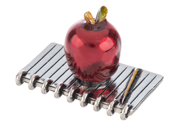 Teacher's little apple pocket charm
