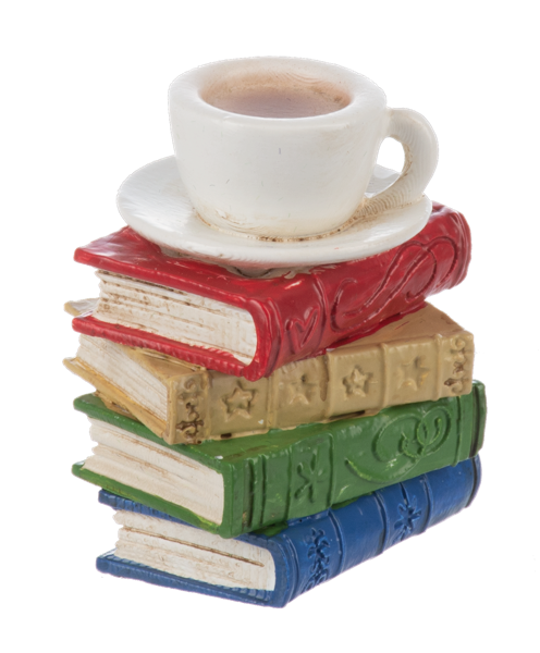 The Little Stack of Books Charm