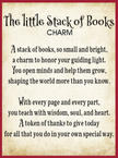 The Little Stack of Books Charm
