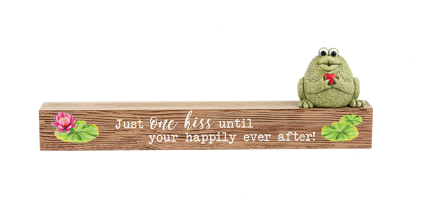 Kissy Face Frogs Shelfsitters with Figurines