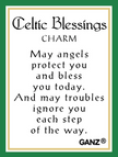 Celtic Blessing pocket charm