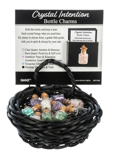 Crystal Intention Bottle Charm