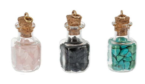 Crystal Intention Bottle Charm