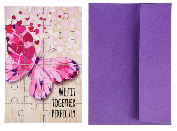 Valentines Post Card Puzzle