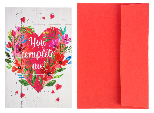 Valentines Post Card Puzzle