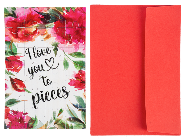 Valentines Post Card Puzzle