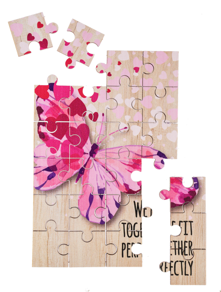 Valentines Post Card Puzzle