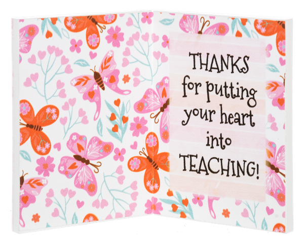Block Talk Greeting Card