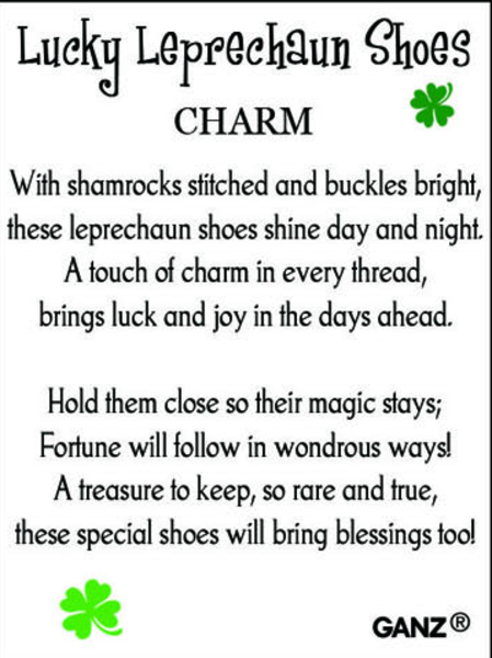 Lucky Leprechaun Shoes Charm