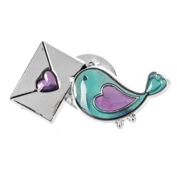 Love Mail Pin in Matchbox