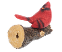 Cardinal on a Branch Hanging Figurine