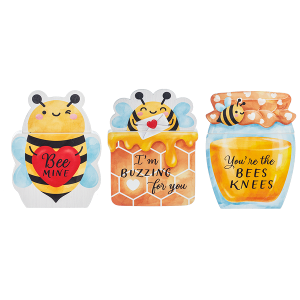 Wooden Bee inspired gift card holder