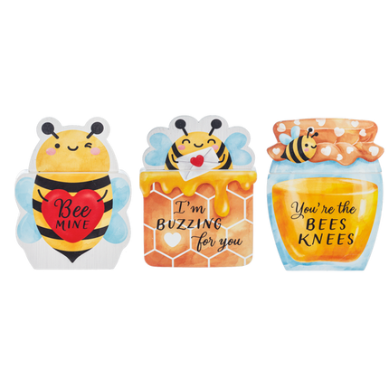 Wooden Bee inspired gift card holder