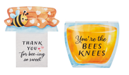 Wooden Bee inspired gift card holder