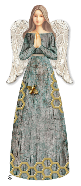 Bee Faithful - Angel Figurine