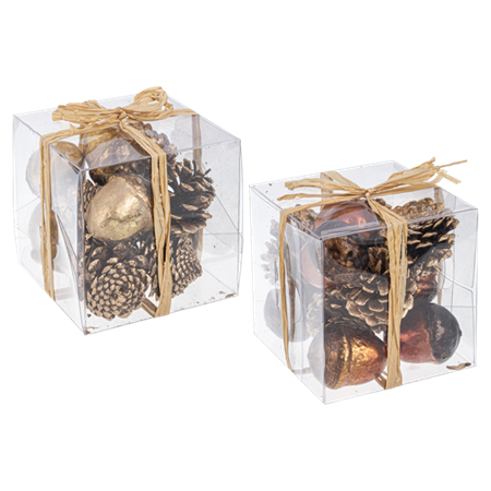 Pinecone and Acorn Fall Decorations-12 Piece Set