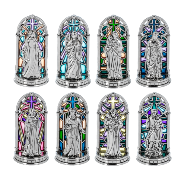 Stained Glass Patrons Figurine