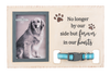 Memorial Pet Collar Frame - No longer by our side but forever in our hearts