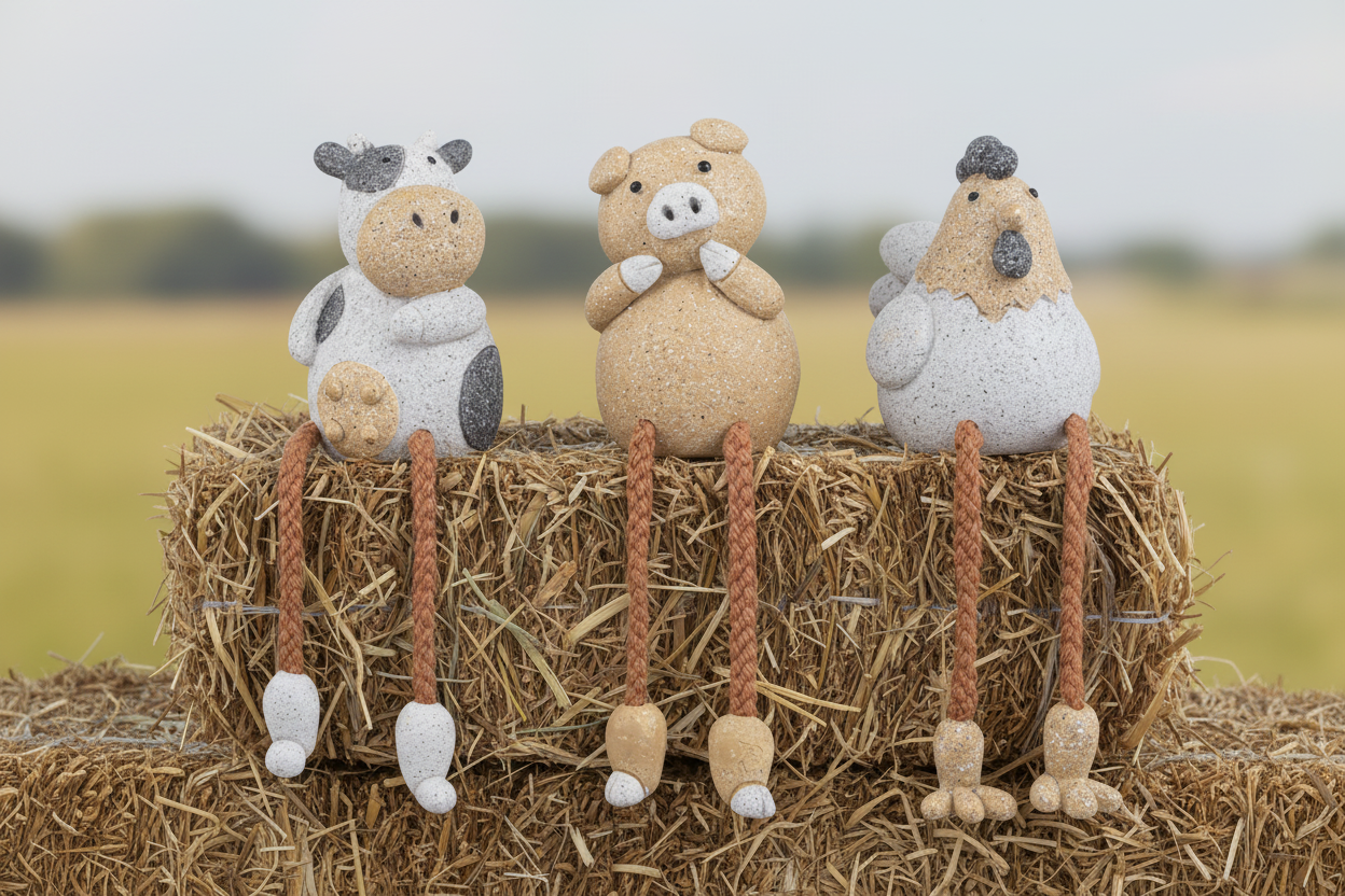 Farm Pebble Pals - Shelfsitter