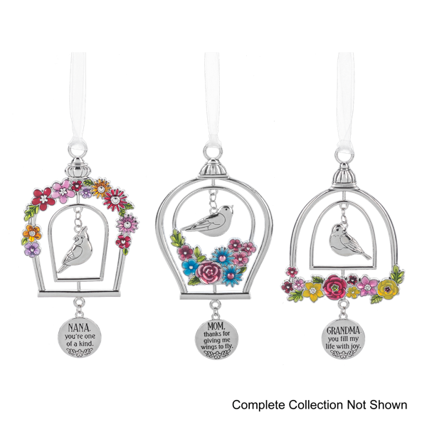 Floral Birdcage Ornaments